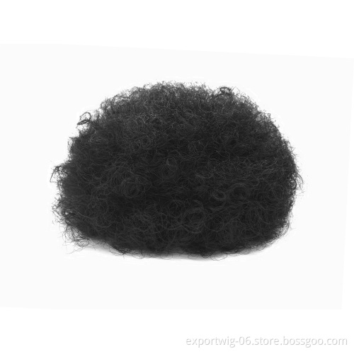 Afro Puff Drawstring Ponytail Black Kinky Curly Hair Bun Synthetic Afro Puff Hairpieces Clip In Hair Extensions